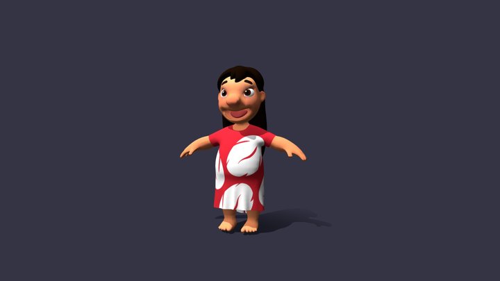Lilo from "Lilo & Stitch" 3D Model