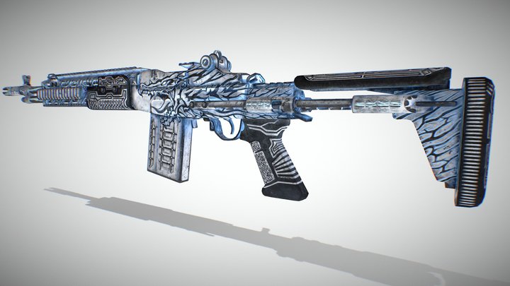 M39 - "SnowStorm" (Skin for Rust) 3D Model
