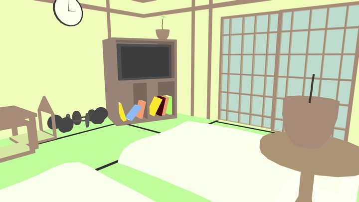 Japanese Room 3D Model