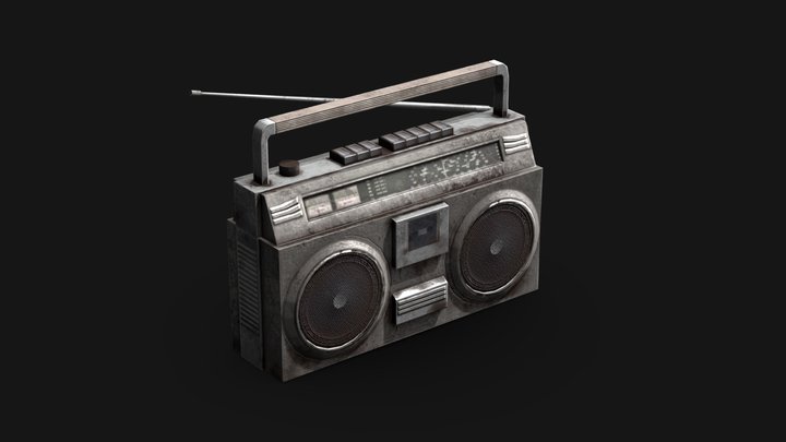 Radio 3D Model