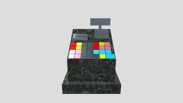 Cash register 3D Model