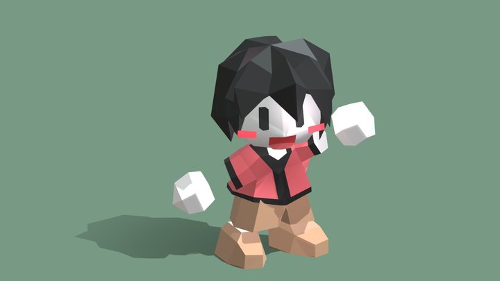 SYUUKUN　ローポリしゅうくん 3D Model