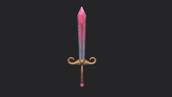 Ruby Sword 3D Model