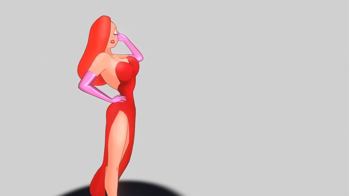 Jessica Rabbit 3D Model
