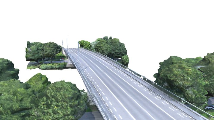 3D bridge model of Durmenbrug 3D Model