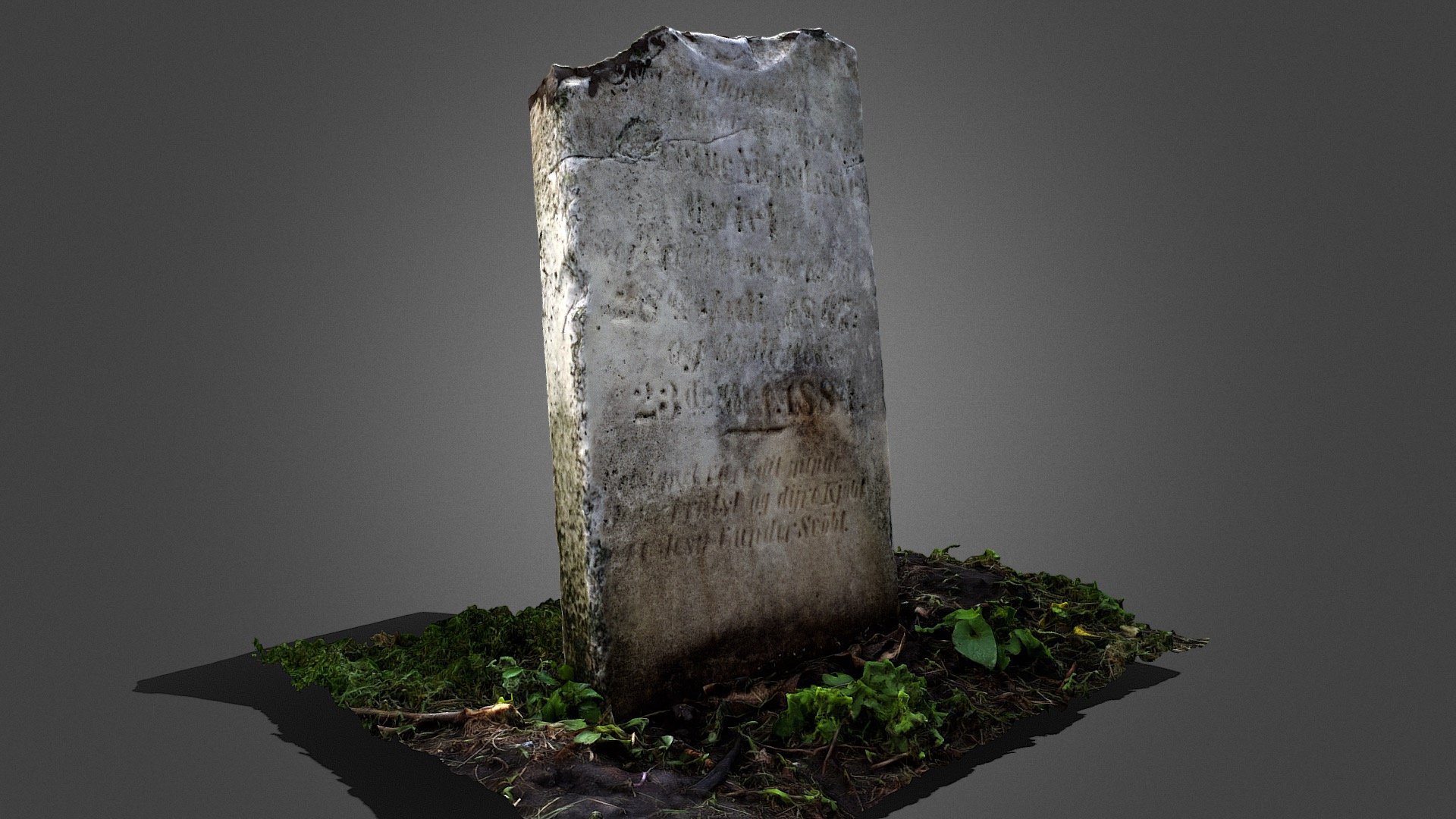 19th century gravestone