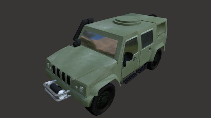 Veículo armado-LMV 3D Model