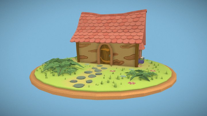 Tiny Cabin 3D Model