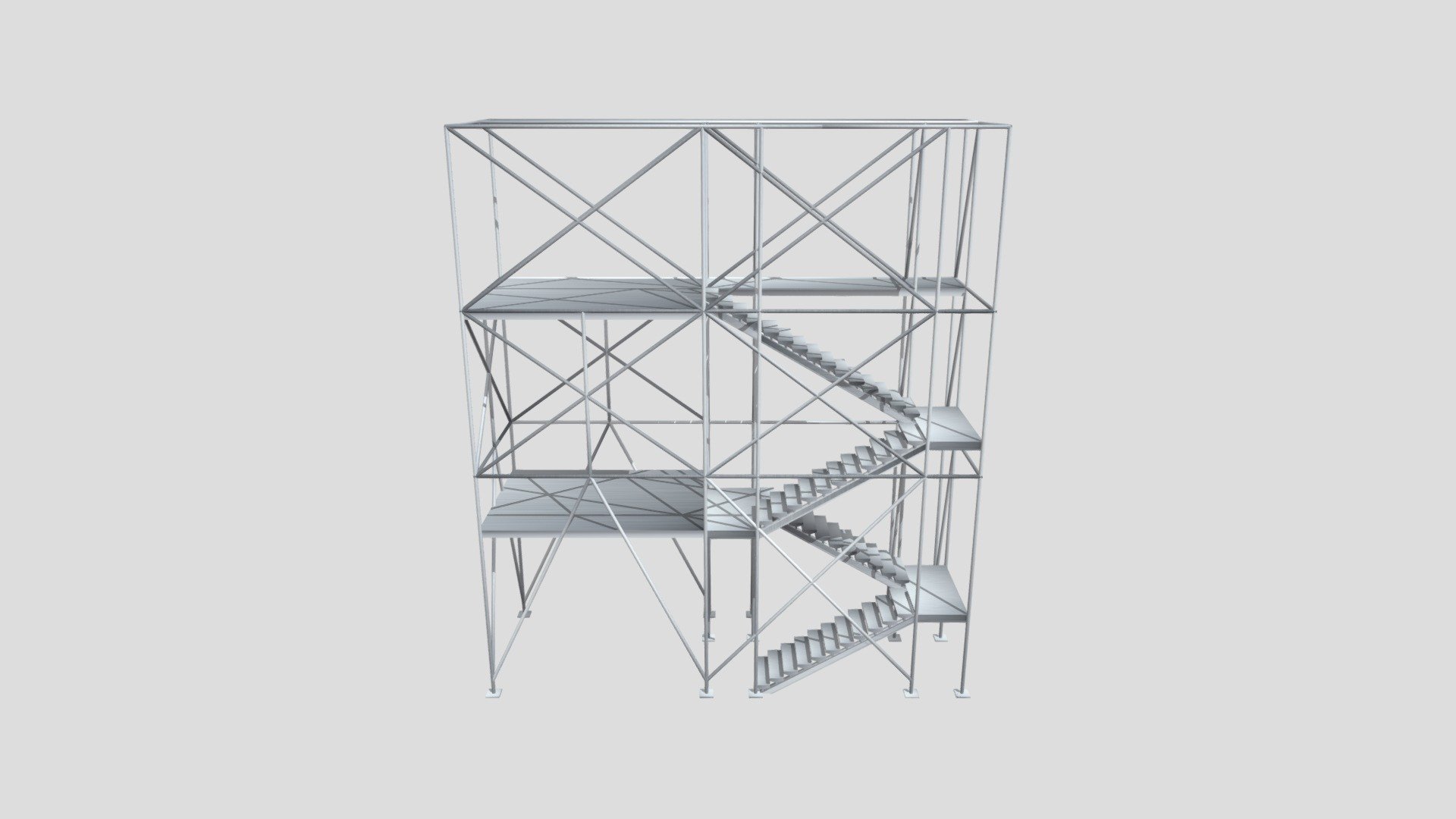 Scaffold Stairs Steel construction