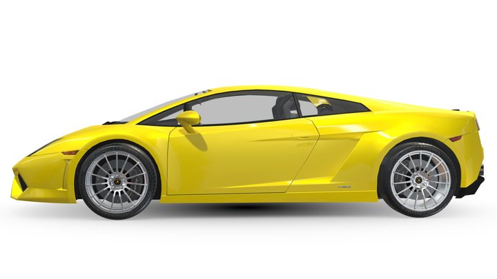 Lamborghini Gallardo - 2003-2014 - Yellow 3D Model