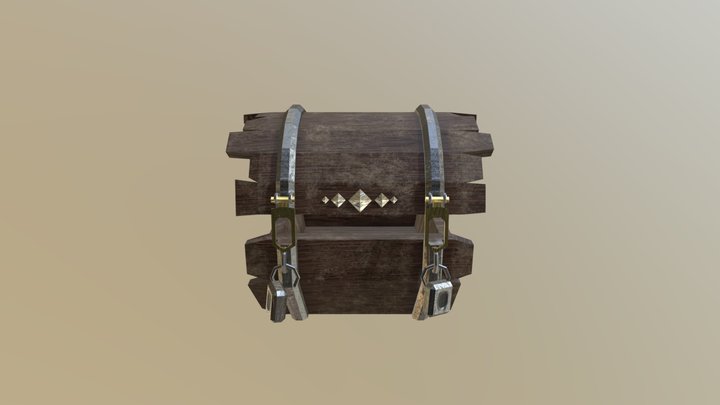 Pirate Chest 3D Model