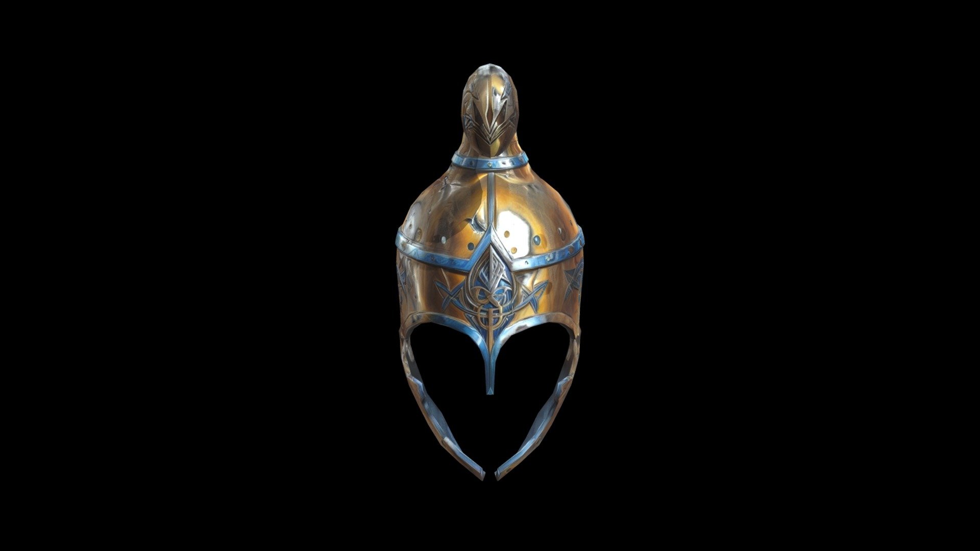 Meshy Helmet Fantasy Tempestweaver Helm Download Free 3D model by