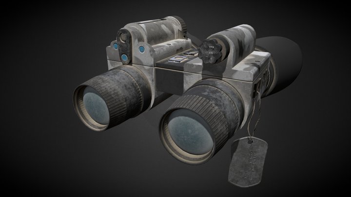 Night Vision goggles [Game Resolution] 3D Model