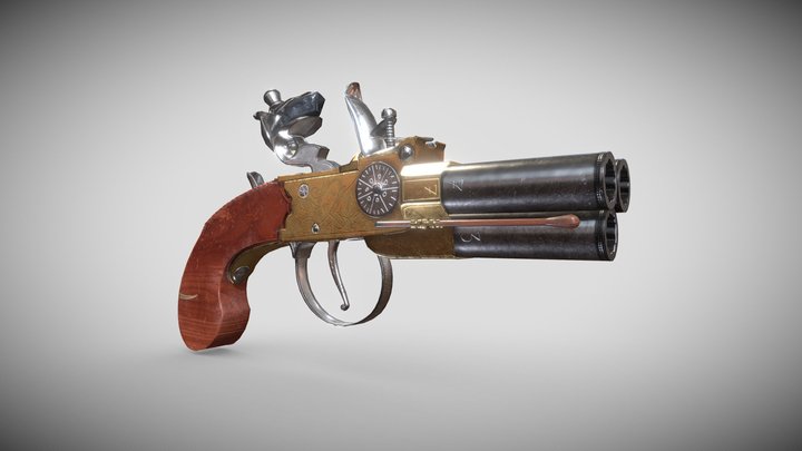 18th3 Barrel Caddy 3D Model