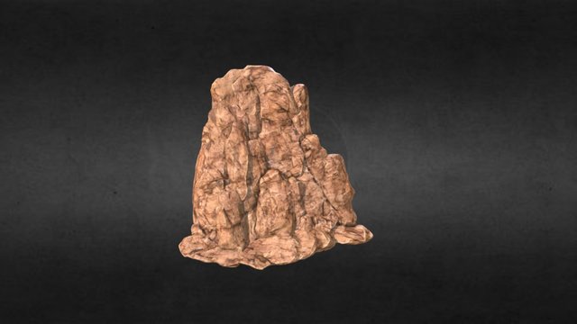 Arid Cliff Formation 3D Model