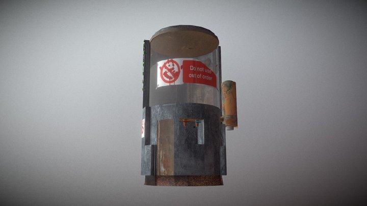 Water Dispenser | Post-Apocalyptic 3D Model