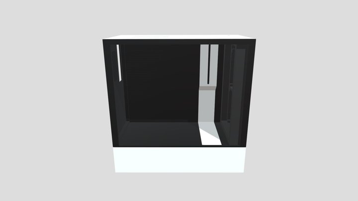 Computer Case (Based off of NZXT 510B) 3D Model
