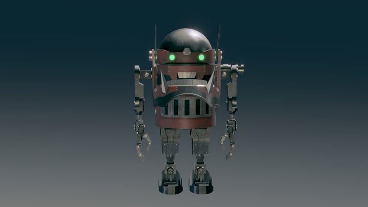 Robot Oni Armor 3D Model