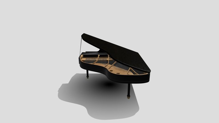 Grand Piano 3D Model