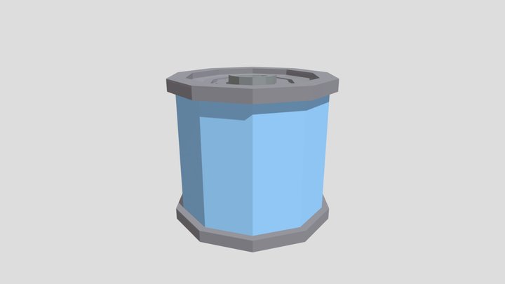 Blue Tin – Modello 3D gratuito STL