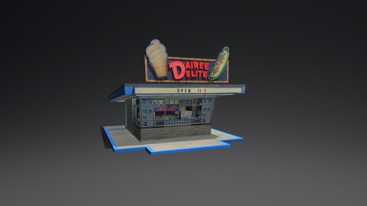 Dairee Delite 3D Model