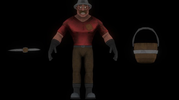 Miner 3D Model