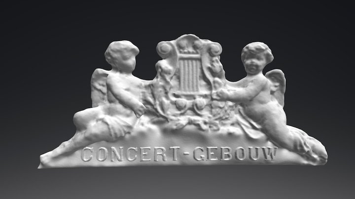 Harp Engeltjes Standaard 3D Model