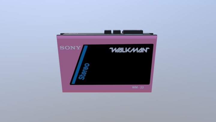 Walkman - Pink 3D Model