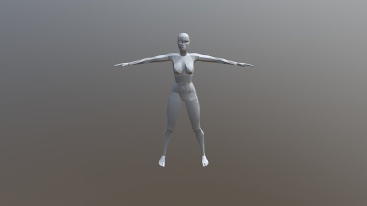 Female Model 3D Model