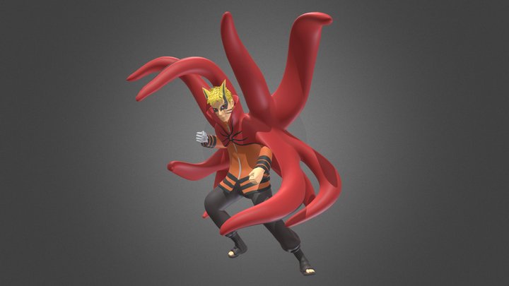 Naruto (Baryon) 3D Model