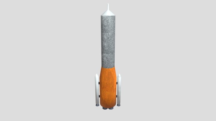 Buch "Rakete" 3D Model