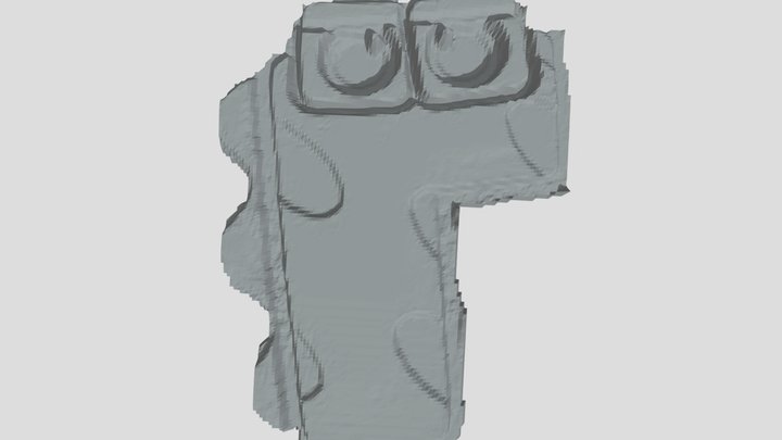Zoo Zoo Song Letter R 3D Model