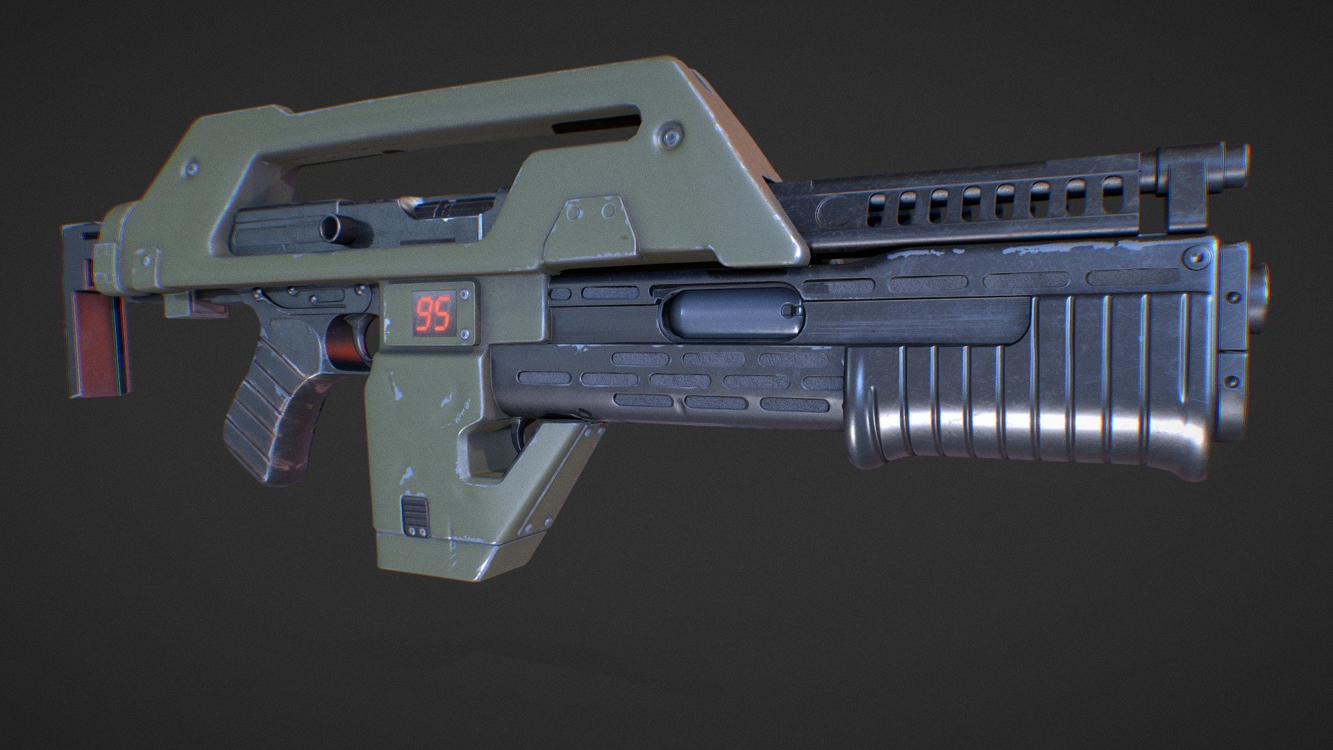 Aliens Puls Rifle M41A 4K - Animation - 3D model by ndeitmers [d22e829 ...