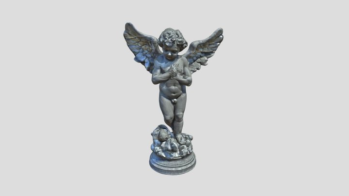 A historic putti statue for the Vigeland 3D Model