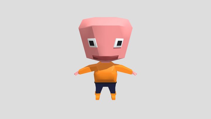 Creepy Guy :( 3D Model
