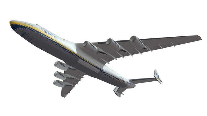 Antonov An-225 Mriya Aerial 3D Model