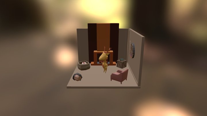 Deer's room 3D Model