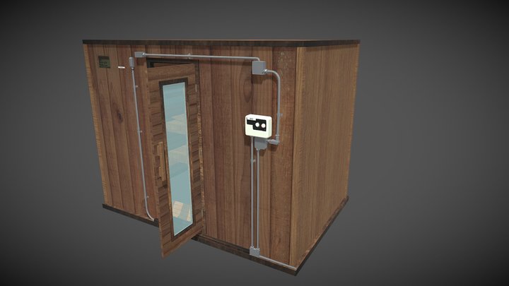 사우나 시설 모델링 [캠프 롱 체육관(농구장) 3차원 기록화] 3D Model