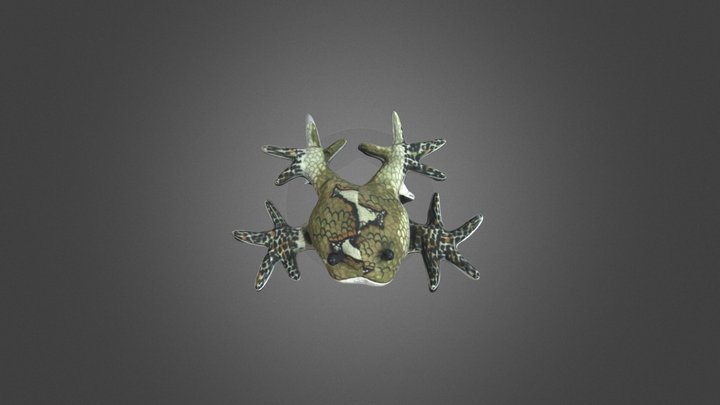 Old Frog - Pugh 3D Model