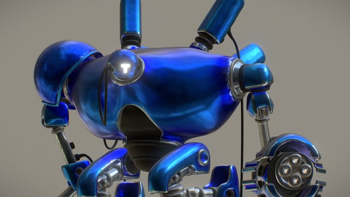 Smooth Robot Model R 3D Model