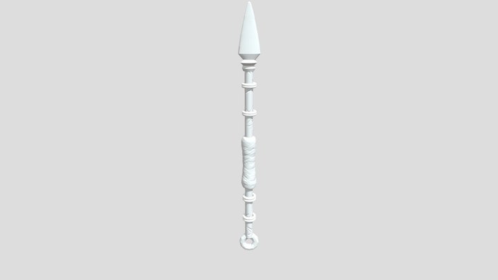 Barbarian Spear 3D Model