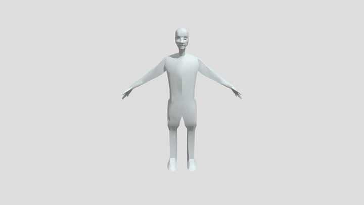 Male_ Character_ Model 3D Model