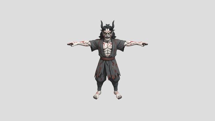 Demon  slayer demon 3D Model