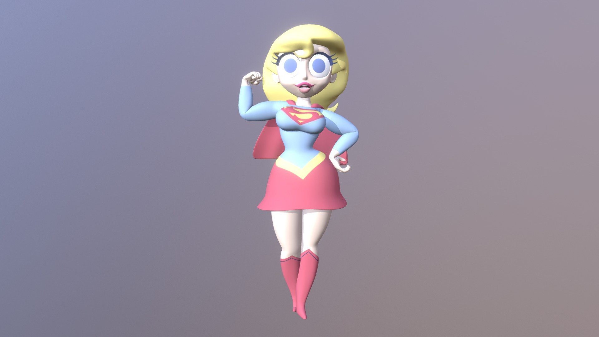 Supergirl Download Free 3d Model By Placidone D233950 Sketchfab 