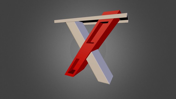X_Table_clear 3D Model