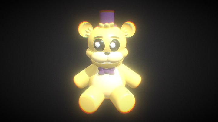 Fredbear Plush (Tinkercad Model) 3D Model