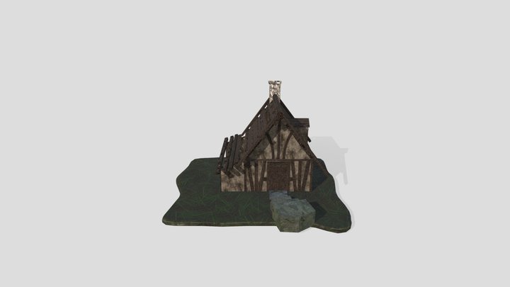 Abandoned House 3D Model