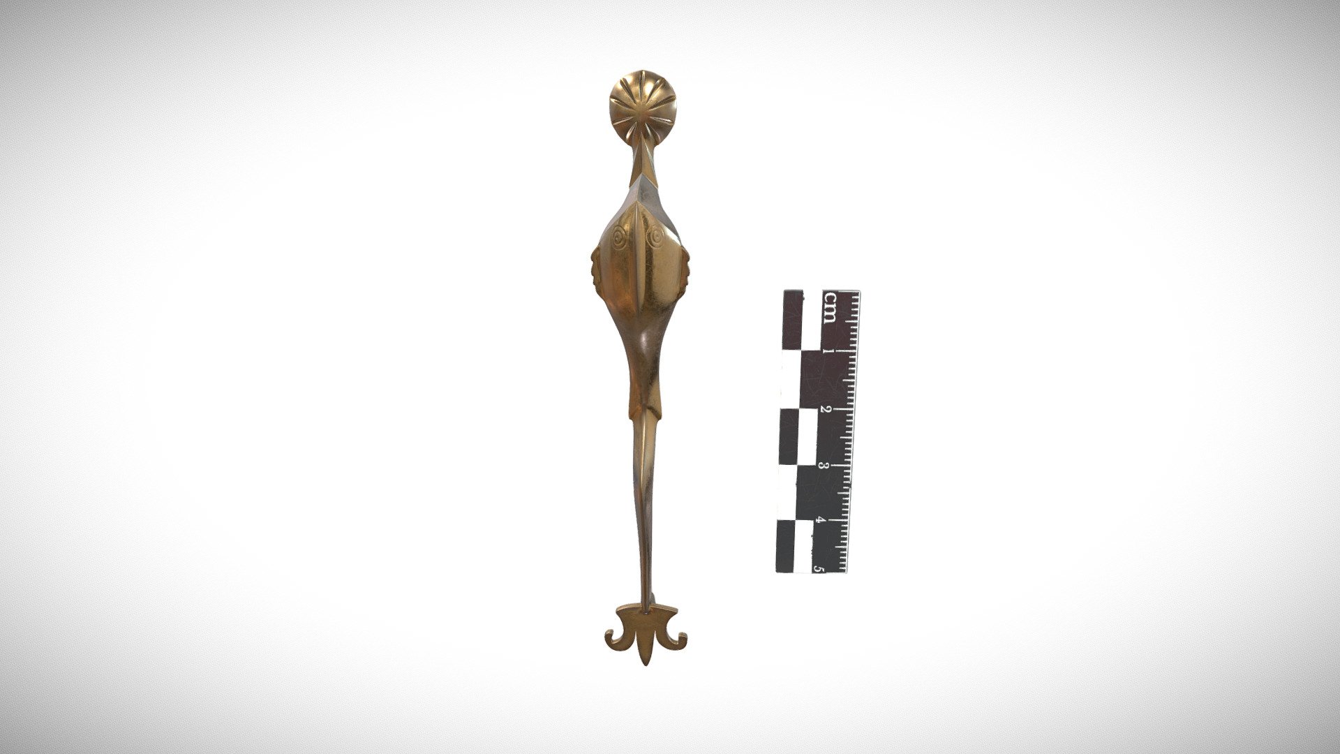 A scabbard slide from Vimose (cat. no. B308.15)