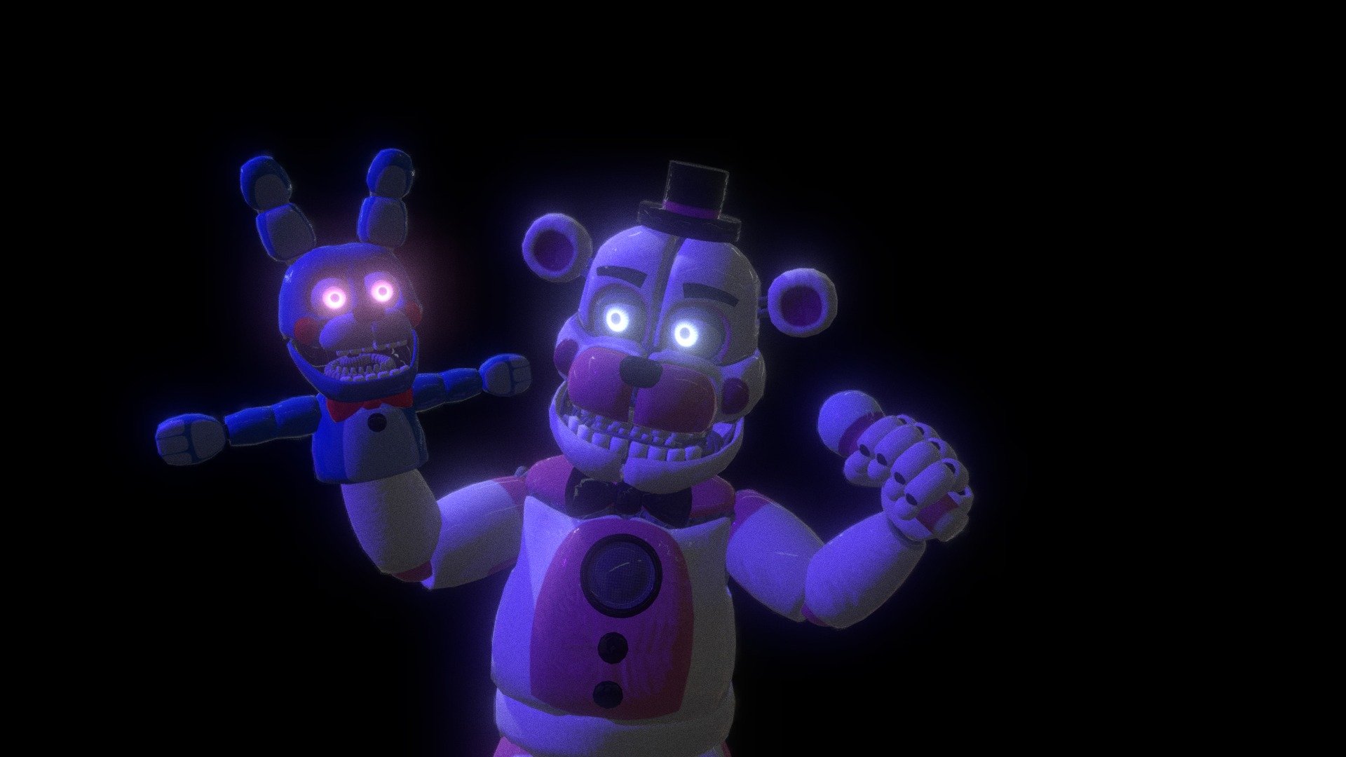 Fnaf AR Funtime Freddy - Download Free 3D model by Frostbear (@Teamfnaf)  [4d9877c]