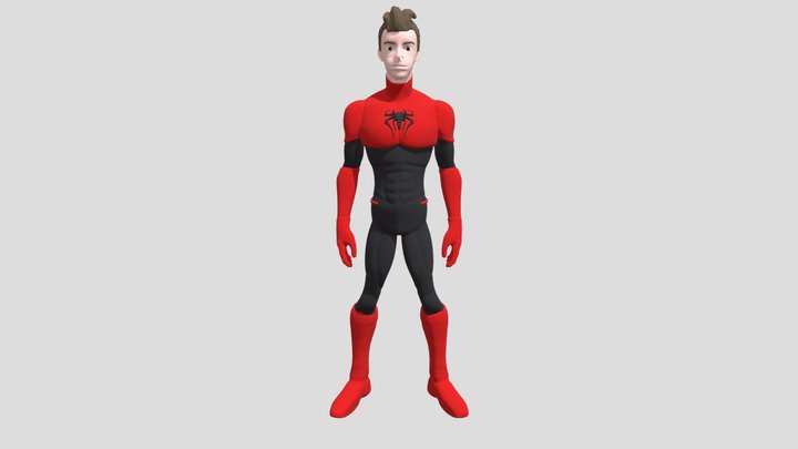 Marvel Comics Spider Man 3D Model